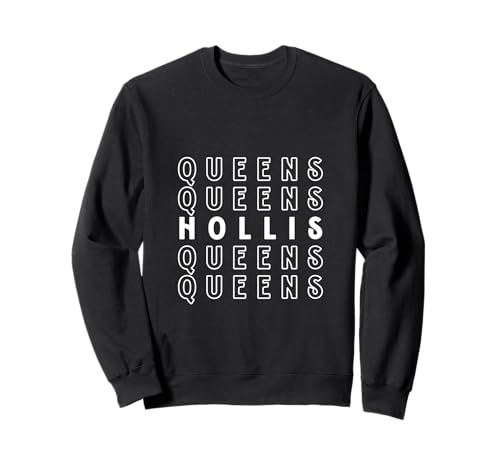 Hollis Queens NYC Geeignet für Männer und Frauen. Sweatshirt von NYC Borough Pride Products