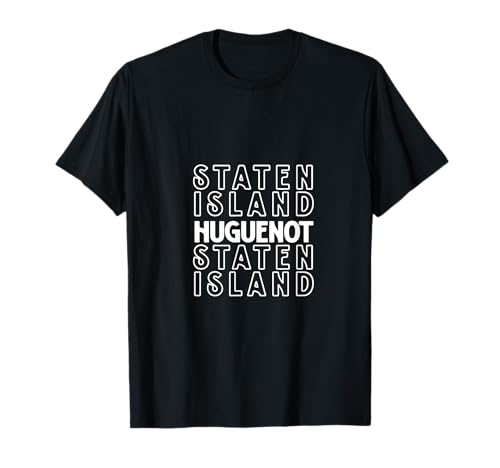 Huguenot Staten Island NYC Geeignet für Männer und Frauen. T-Shirt von NYC Borough Pride Products