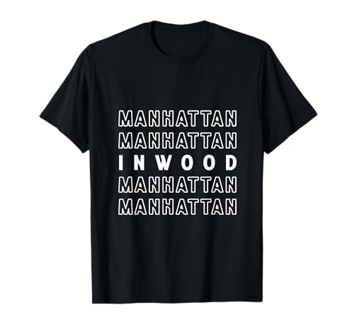 Inwood Manhattan NYC Geeignet für Männer und Frauen. T-Shirt Inwood Manhattan NYC Geeignet für Männer und Frauen. T-Shirt von NYC Borough Pride Products