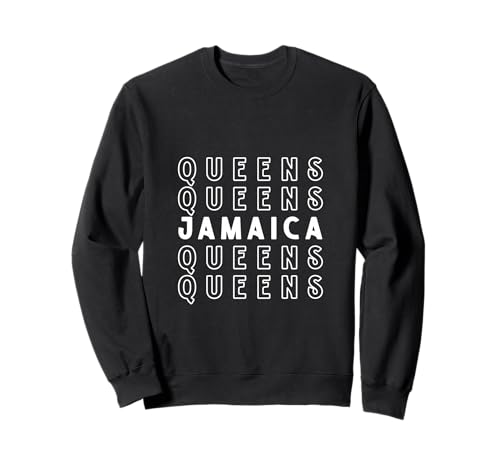 Jamaica Queens NYC Geeignet für Männer und Frauen. Sweatshirt Jamaica Queens NYC Geeignet für Männer und Frauen. Sweatshirt von NYC Borough Pride Products