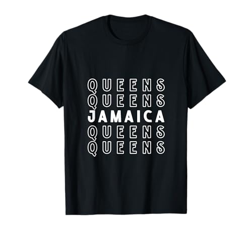 Jamaica Queens NYC Geeignet für Männer und Frauen. T-Shirt Jamaica Queens NYC Geeignet für Männer und Frauen. T-Shirt von NYC Borough Pride Products