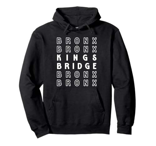Kings Bridge Bronx NYC geeignet für Männer und Frauen. Pullover Hoodie Kings Bridge Bronx NYC geeignet für Männer und Frauen. Pullover Hoodie von NYC Borough Pride Products