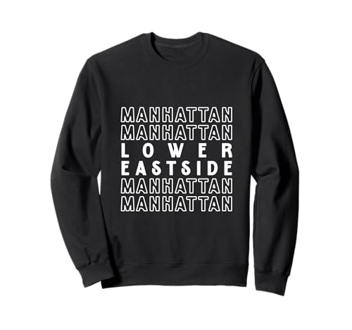 Lower East Side NYC Geeignet für Männer und Frauen. Sweatshirt von NYC Borough Pride Products