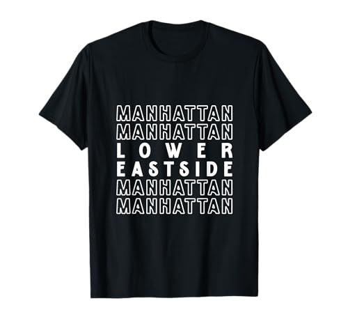 Lower East Side NYC Geeignet für Männer und Frauen. T-Shirt Lower East Side NYC Geeignet für Männer und Frauen. T-Shirt von NYC Borough Pride Products