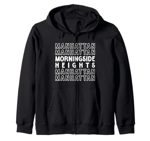 Morningside Heights NYC Geeignet für Männer und Frauen. Kapuzenjacke von NYC Borough Pride Products