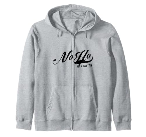 NoHo Manhattan NYC für Männer und Frauen. Kapuzenjacke von NYC Borough Pride Products
