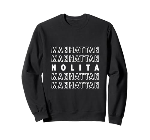 Nolita Manhattan NYC Geeignet für Männer und Frauen. Sweatshirt Nolita Manhattan NYC Geeignet für Männer und Frauen. Sweatshirt von NYC Borough Pride Products