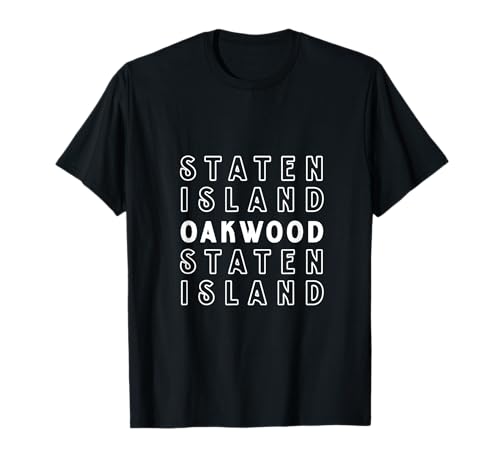 Oakwood Staten Island NYC geeignet für Männer und Frauen. T-Shirt Oakwood Staten Island NYC geeignet für Männer und Frauen. T-Shirt von NYC Borough Pride Products