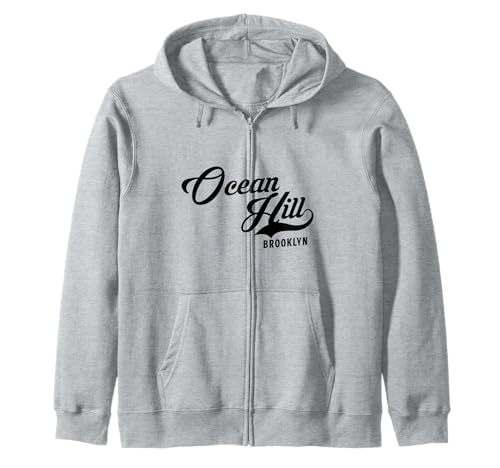 Ocean Hill Brooklyn NYC für Männer und Frauen. Kapuzenjacke von NYC Borough Pride Products