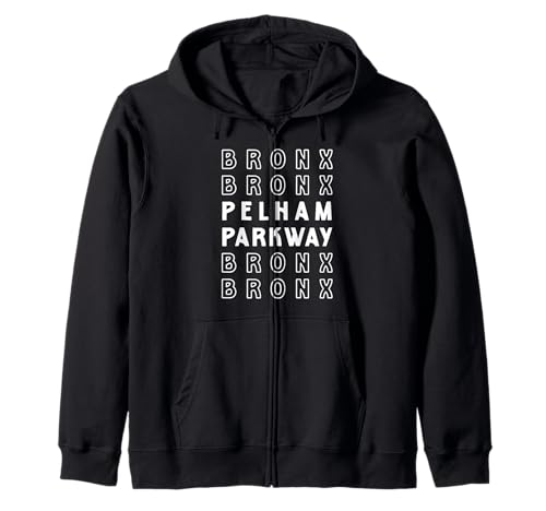 Pelham Parkway Bronx NYC geeignet für Männer und Frauen. Kapuzenjacke Pelham Parkway Bronx NYC geeignet für Männer und Frauen. Kapuzenjacke von NYC Borough Pride Products