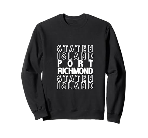 Port Richmond Staten Island NYC geeignet für Männer und Frauen. Sweatshirt von NYC Borough Pride Products