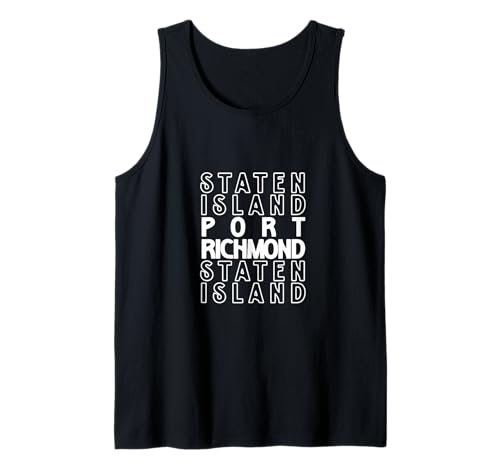 Port Richmond Staten Island NYC geeignet für Männer und Frauen. Tank Top von NYC Borough Pride Products