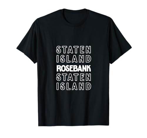 Rosebank Staten Island NYC geeignet für Männer und Frauen. T-Shirt Rosebank Staten Island NYC geeignet für Männer und Frauen. T-Shirt von NYC Borough Pride Products