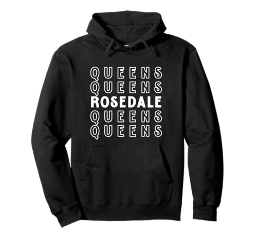 Rosedale Queens NYC Geeignet für Männer und Frauen. Pullover Hoodie von NYC Borough Pride Products
