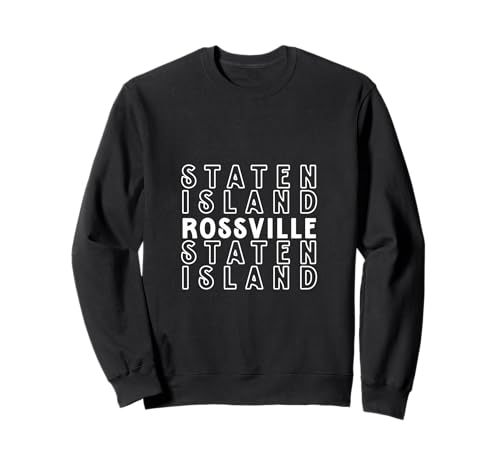 Rossville Staten Island NYC Geeignet für Männer und Frauen. Sweatshirt Rossville Staten Island NYC Geeignet für Männer und Frauen. Sweatshirt von NYC Borough Pride Products