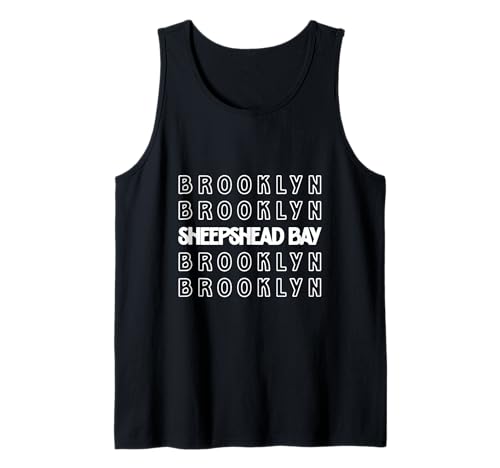 Sheepshead Bay Brooklyn NYC Geeignet für Männer und Frauen. Tank Top Sheepshead Bay Brooklyn NYC Geeignet für Männer und Frauen. Tank Top von NYC Borough Pride Products