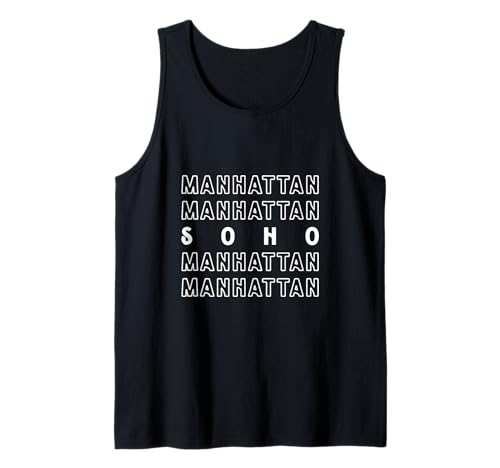 SoHo Manhattan NYC Geeignet für Männer und Frauen. Tank Top von NYC Borough Pride Products