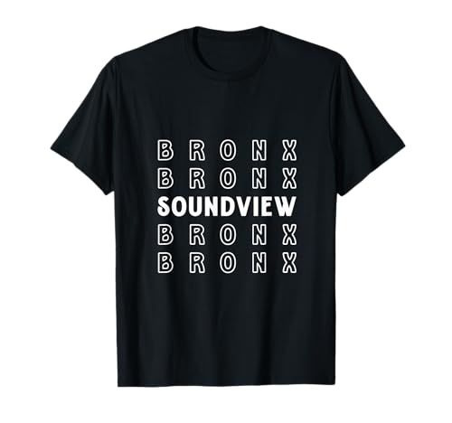 Soundview Bronx NYC geeignet für Männer und Frauen. T-Shirt Soundview Bronx NYC geeignet für Männer und Frauen. T-Shirt von NYC Borough Pride Products