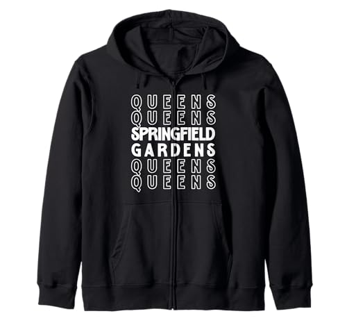 Springfield Gardens Queens NYC geeignet für Männer und Frauen. Kapuzenjacke Springfield Gardens Queens NYC geeignet für Männer und Frauen. Kapuzenjacke von NYC Borough Pride Products