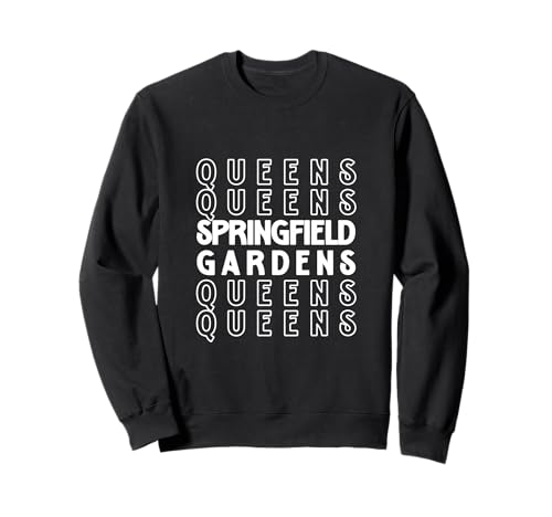 Springfield Gardens Queens NYC geeignet für Männer und Frauen. Sweatshirt von NYC Borough Pride Products
