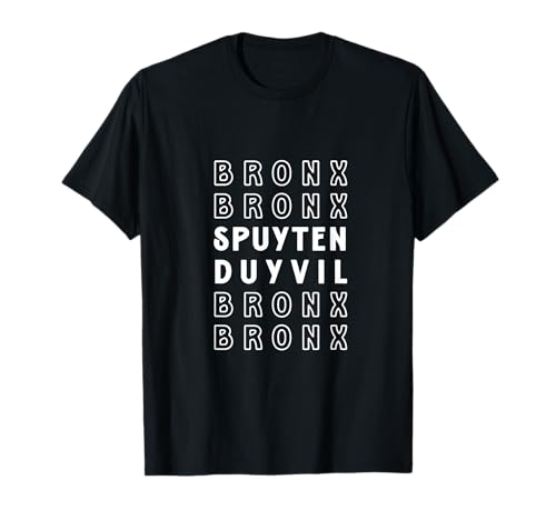 Spuyten Duyvil Bronx NYC Geeignet für Männer und Frauen. T-Shirt Spuyten Duyvil Bronx NYC Geeignet für Männer und Frauen. T-Shirt von NYC Borough Pride Products