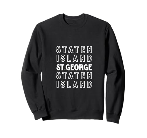 St. George Staten Island NYC geeignet für Männer und Frauen. Sweatshirt St. George Staten Island NYC geeignet für Männer und Frauen. Sweatshirt von NYC Borough Pride Products