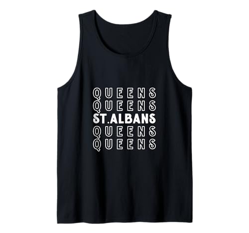 St.Albans Queens NYC geeignet für Männer und Frauen. Tank Top von NYC Borough Pride Products