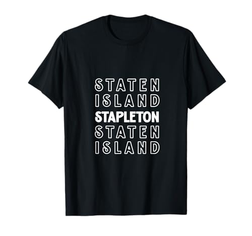 Stapleton Staten Island NYC Geeignet für Männer und Frauen. T-Shirt Stapleton Staten Island NYC Geeignet für Männer und Frauen. T-Shirt von NYC Borough Pride Products