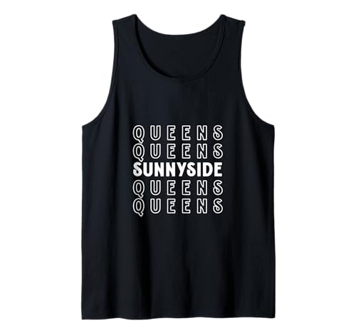 Sunnyside Queens NYC Geeignet für Männer und Frauen. Tank Top von NYC Borough Pride Products