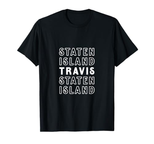 Travis Staten Island NYC geeignet für Männer und Frauen. T-Shirt Travis Staten Island NYC geeignet für Männer und Frauen. T-Shirt von NYC Borough Pride Products