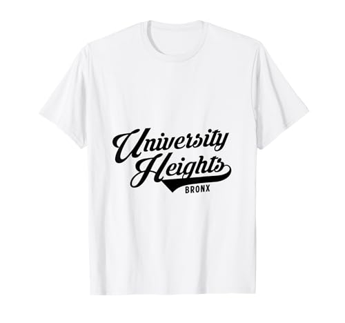 University Heights Bronx NYC für Männer und Frauen. T-Shirt University Heights Bronx NYC für Männer und Frauen. T-Shirt von NYC Borough Pride Products