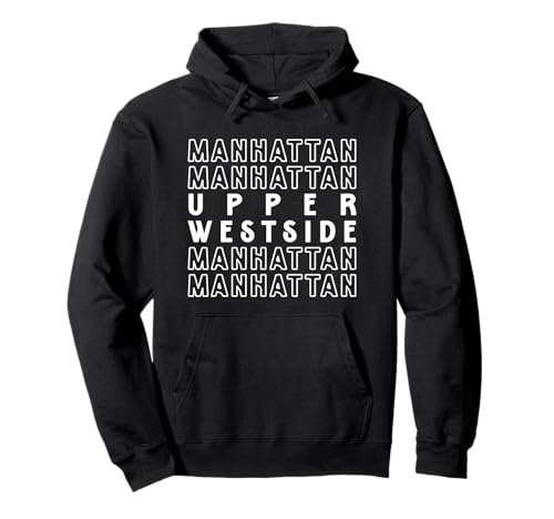 Upper West Side NYC Geeignet für Männer und Frauen. Pullover Hoodie von NYC Borough Pride Products