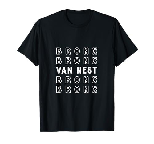 Van Nest Bronx NYC geeignet für Männer und Frauen. T-Shirt Van Nest Bronx NYC geeignet für Männer und Frauen. T-Shirt von NYC Borough Pride Products