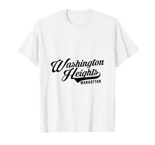 Washington Heights Manhattan NYC für Männer und Frauen. T-Shirt Washington Heights Manhattan NYC für Männer und Frauen. T-Shirt von NYC Borough Pride Products