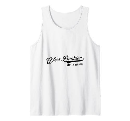 West Brighton Staten Island NYC für Männer und Frauen. Tank Top West Brighton Staten Island NYC für Männer und Frauen. Tank Top von NYC Borough Pride Products