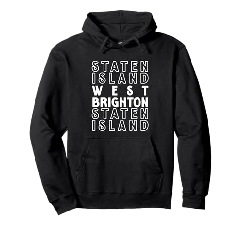 West Brighton Staten Island NYC geeignet für Männer und Frauen. Pullover Hoodie West Brighton Staten Island NYC geeignet für Männer und Frauen. Pullover Hoodie von NYC Borough Pride Products