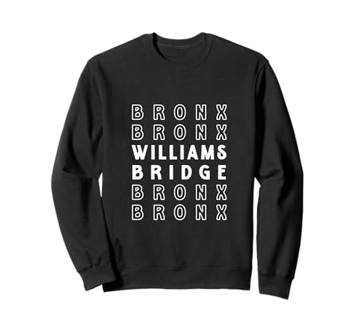 Williams Bridge Bronx NYC geeignet für Männer und Frauen. Sweatshirt Williams Bridge Bronx NYC geeignet für Männer und Frauen. Sweatshirt von NYC Borough Pride Products