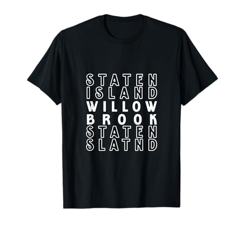 Willow Brook Staten Island NYC geeignet für Männer und Frauen. T-Shirt Willow Brook Staten Island NYC geeignet für Männer und Frauen. T-Shirt von NYC Borough Pride Products