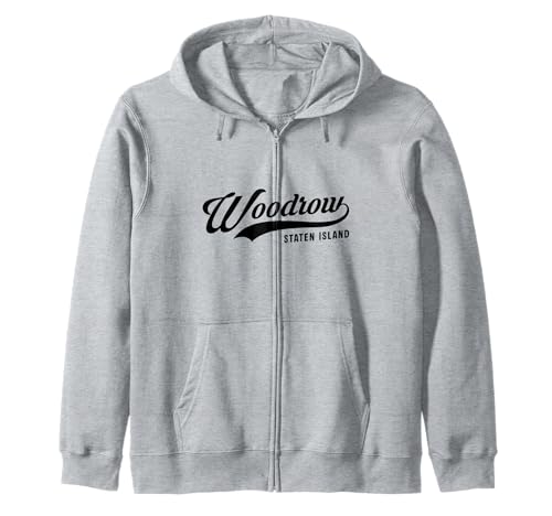 Woodrow Staten Island NYC für Männer und Frauen. Kapuzenjacke von NYC Borough Pride Products