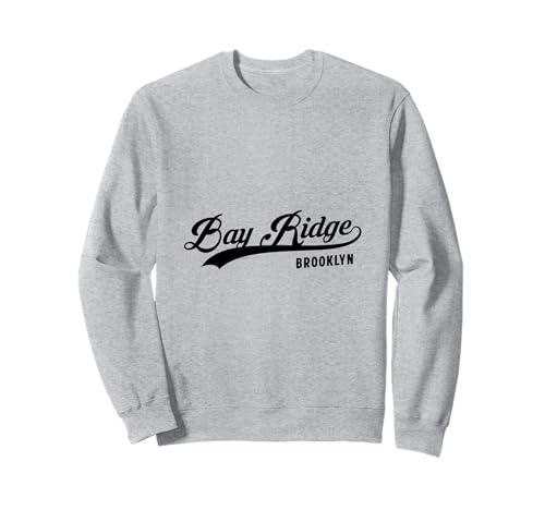 Bay Ridge Brooklyn NYC für Männer und Frauen. Sweatshirt von NYC Borough Script Pride Products