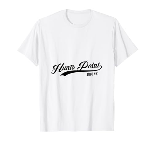 Hunts Point Bronx NYC für Männer und Frauen. T-Shirt von NYC Borough Script Pride Products