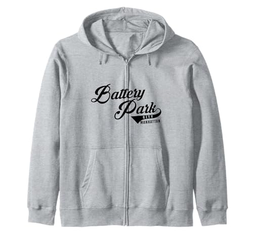 Battery Park City Script Geeignet für Männer und Frauen. Kapuzenjacke Battery Park City Script Geeignet für Männer und Frauen. Kapuzenjacke von NYC Borough Script Products