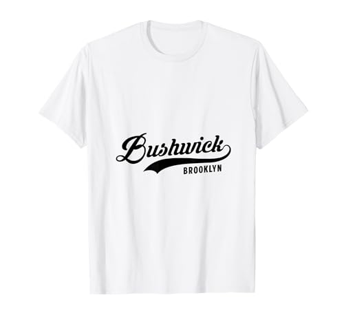 Bushwick Brooklyn Script geeignet für Männer und Frauen. T-Shirt Bushwick Brooklyn Script geeignet für Männer und Frauen. T-Shirt von NYC Borough Script Products