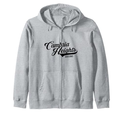 Cambria Heights Queens Script Geeignet für Männer und Frauen. Kapuzenjacke Cambria Heights Queens Script Geeignet für Männer und Frauen. Kapuzenjacke von NYC Borough Script Products