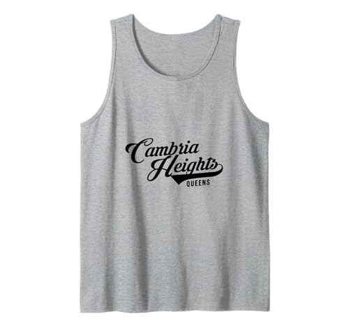 Cambria Heights Queens Script Geeignet für Männer und Frauen. Tank Top Cambria Heights Queens Script Geeignet für Männer und Frauen. Tank Top von NYC Borough Script Products