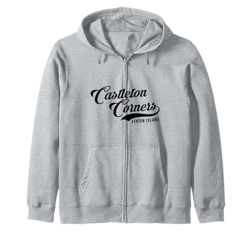 Castleton Corners Script Geeignet für Männer und Frauen. Kapuzenjacke Castleton Corners Script Geeignet für Männer und Frauen. Kapuzenjacke von NYC Borough Script Products
