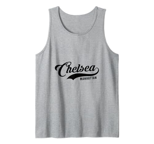Chelsea Manhattan NYC Script geeignet für Männer und Frauen. Tank Top Chelsea Manhattan NYC Script geeignet für Männer und Frauen. Tank Top von NYC Borough Script Products