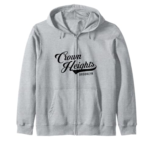 Crown Heights NYC Script Geeignet für Männer und Frauen. Kapuzenjacke Crown Heights NYC Script Geeignet für Männer und Frauen. Kapuzenjacke von NYC Borough Script Products