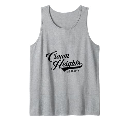 Crown Heights NYC Script Geeignet für Männer und Frauen. Tank Top Crown Heights NYC Script Geeignet für Männer und Frauen. Tank Top von NYC Borough Script Products