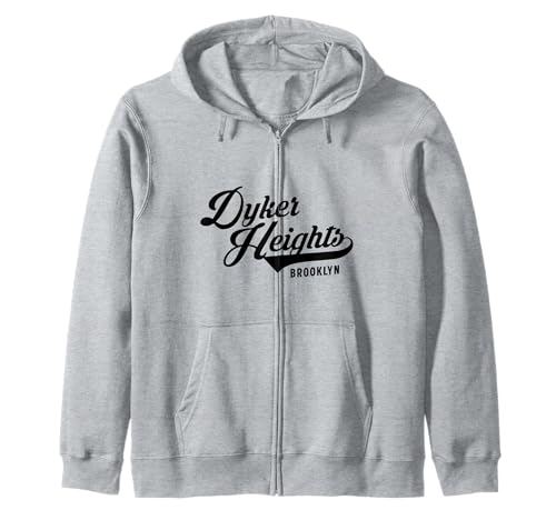Dyker Heights Brooklyn Script Geeignet für Männer und Frauen. Kapuzenjacke Dyker Heights Brooklyn Script Geeignet für Männer und Frauen. Kapuzenjacke von NYC Borough Script Products